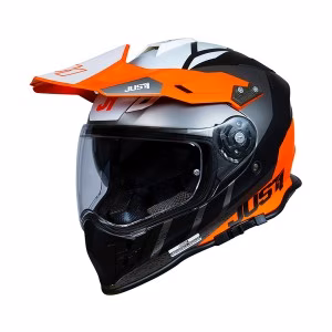 Шолом єндуро Just1 J34 Pro Outerspace Fluo Orange Black