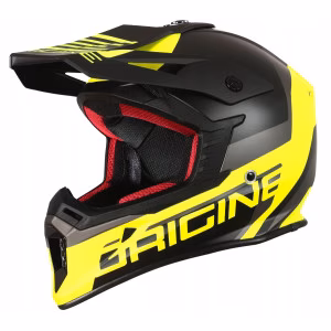 Шолом кросовий Origine Hero MX Black Fluo Yellow Matt