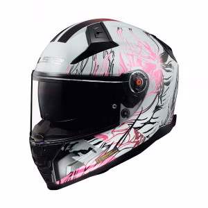 Шолом інтеграл LS2 FF811 VECTOR 2 DARFLO White Pink
