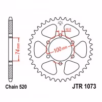 Зірка задня ведена JT JTR1073 Hyosung GV250 Motorcycle