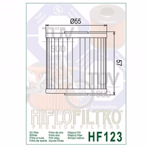 Фільтр масла HIFLO HF123 Kawasaki ATV Kawasaki Motorcycle