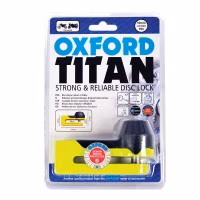 Замок на диск (без сигналізації) Oxford TITAN Yellow - Жовтий