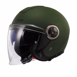 Шлем полулицевик LS2 OF620 Classy Solid Military Green