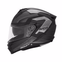 Шолом інтеграл NOX N304S Carver Matt Black Titanium