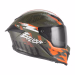 Шолом інтеграл EXKLUSIV Goliath Cut Matt Khaki Orange