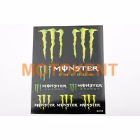 Наклейки (набір) спонсор MONSTER ENERGY (25х21см) (# 5519)