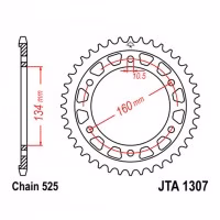 Звезда задняя ведомая JT JTA1307 Honda CBR 600RR Motorcycle