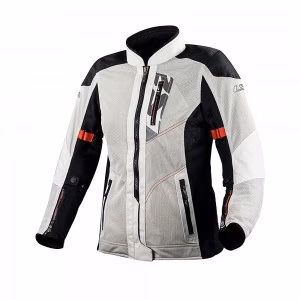 Жіноча мотокуртка LS2 ALBA LADY JACKET LIGHT GREY BLACK