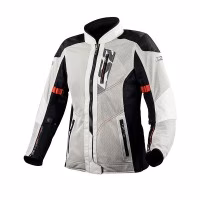 Жіноча мотокуртка LS2 ALBA LADY JACKET LIGHT GREY BLACK