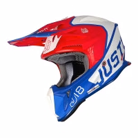 Шолом кросовий Just1 J18 Vertigo Blue White Red