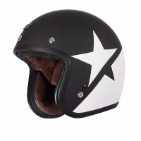 Шолом напівлицевик Origine Primo Star White Black Matt
