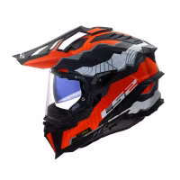 Шолом єндуро LS2 MX701 Explorer C Trick Matt White Red
