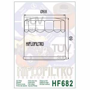 Фільтр масла HIFLO HF682 Apache CF Moto GOES Hyosung Quadzilla ATV