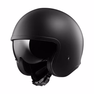 Шолом напівлицевик LS2 OF599 Spitfire 2 Solid Matt Black