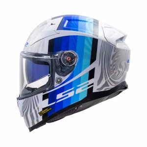 Шолом інтеграл LS2 FF811 Vector 2 Freedom Gloss White Silver