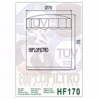Фільтр масла HIFLO HF170Black  Harley Davidson Motorcycle