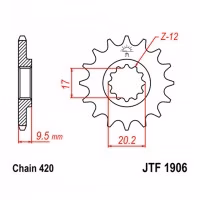 Зірка передня ведуча JT JTF1906 KTM 60SX 65SX  Motorcycle