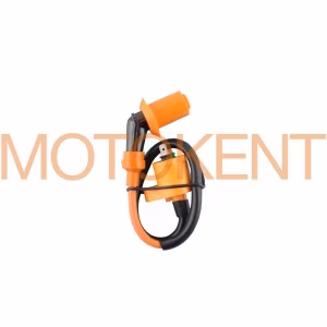 Котушка запалювання (тюнінг) 4T GY6 50-150, Honda DIO (помаранчева, +свічник) (TM) EVO