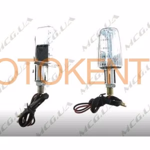 Поворот світлодіодний, труна (15 LED, срібло, прозоре скло) JS