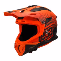 Шолом кросовий LS2 MX708 Fast 2 Duck Matt Hi-Vis Orange Red