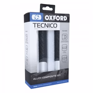 Гріпси ручки для мотоциклетного керма Oxford Tecnico Grips Silver