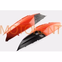 Пластик VIPER STORM 2007 задня бокова пара (червоний) KOMATCU