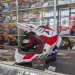 Шолом кросовий NOX N634 Storm Gloss White Red Blue