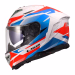 Шолом інтеграл LS2 FF818 Storm 3 Komai Gloss White Blue Red