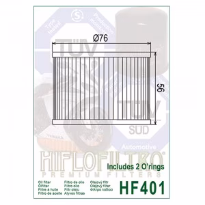 Фільтр масла HIFLO HF401 Benelli Bimota Honda Kawasaki Yamaha 