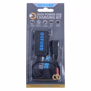 Зарядка Oxford USB 2.1Amp Fused power charging kit