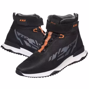Моточеревики LS2 Acrux Man Boots Black Hi-Vis Orange