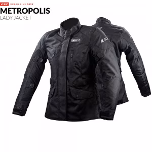Жіноча мотокуртка LS2 METROPOLIS LADY JACKET BLACK