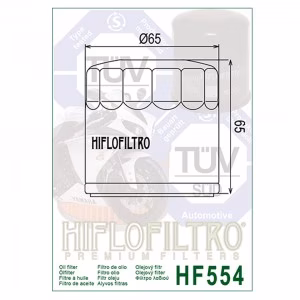 Фільтр масла HIFLO HF554 MV Agusta Motorcycle
