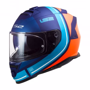 Шолом інтеграл LS2 FF800 Storm SLANT Matt Blue Fluo Orange