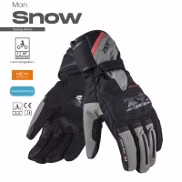 Моторукавички LS2 SNOW MAN GLOVES BLACK GREY