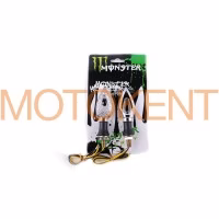 Повороти світлодіодні (пара) стрілоподібні (сріблясті, прозорі) MONSTER ENERGY