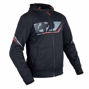 Мотоциклетна толстовка Oxford Super Hoodie 2.0 MS Sports Black