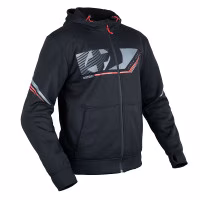 Мотоциклетна толстовка Oxford Super Hoodie 2.0 MS Sports Black