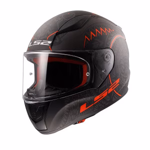 Шолом інтеграл LS2 FF353 Rapid 2 Takaroa Matt Black 7C Red