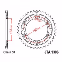 Звезда задняя ведомая JT JTA1306 Honda VTR 1000 SP CBR 900RR CBR 1000RR Motorcycle