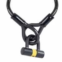 Замок із тросом Oxford Loop Lock15 Cable Lock+Mini Shackle 15mm x 2.0m