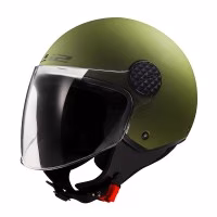 Шолом напівлицевик LS2 OF558 Sphere 2 Solid Matt Military Green