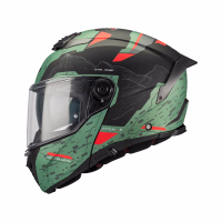 Шолом модуляр MT Atom 2 SV Highlands C6 Matt Green Black Red