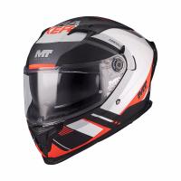 Шолом інтеграл MT Braker SV Inception B5 Matt Black White Red