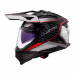 Шолом єндуро LS2 MX702 Pioneer 2 100TH Meridian Matt Black Light Grey Red