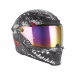 Шолом інтеграл EXKLUSIV Goliath Raptor Matt Black Red